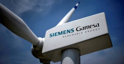 Un aerogenerador de Siemens Gamesa.