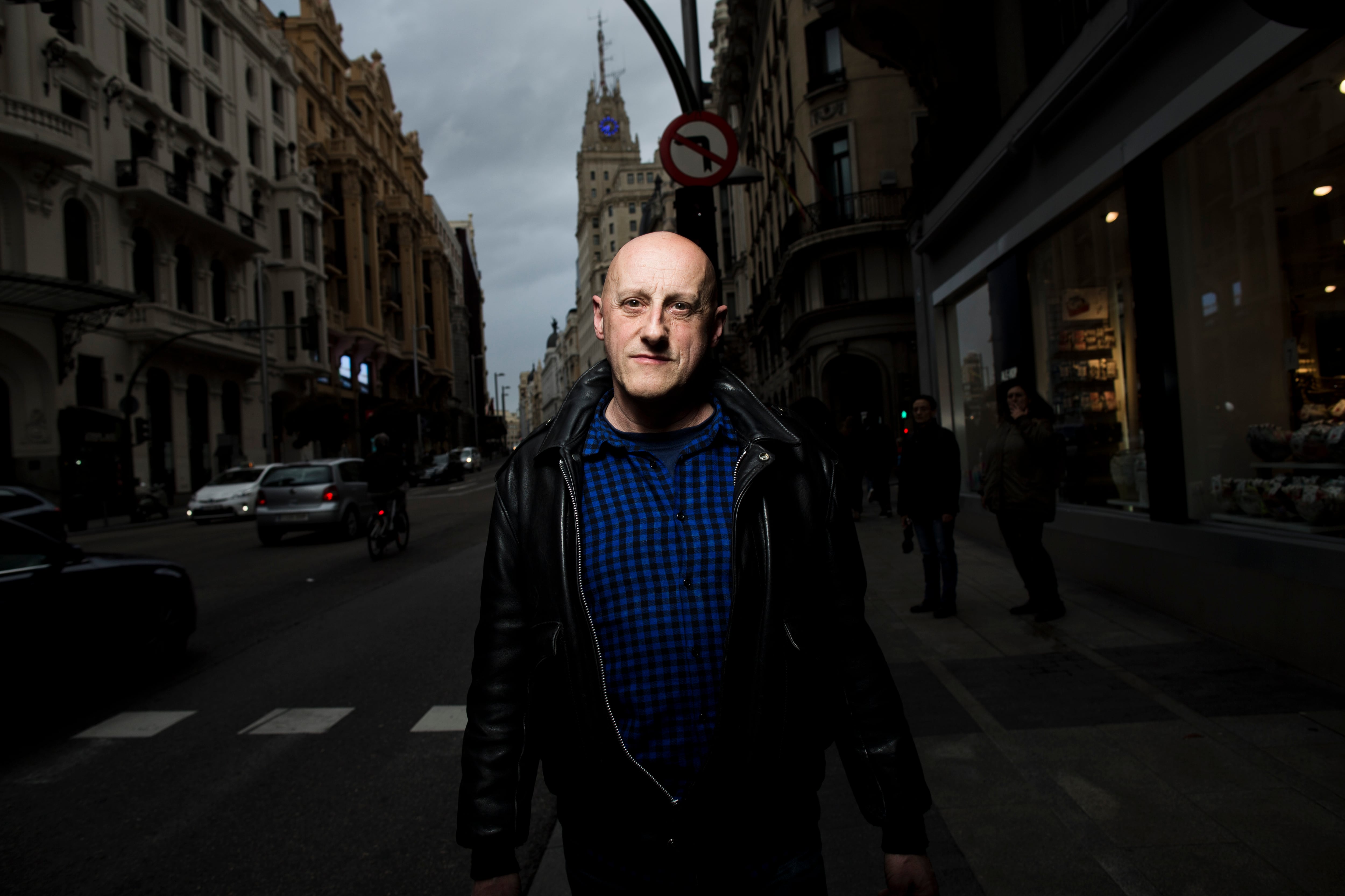 Jorge Martínez, líder de Ilegales, retratado en Madrid el 12 de abril de 2016.