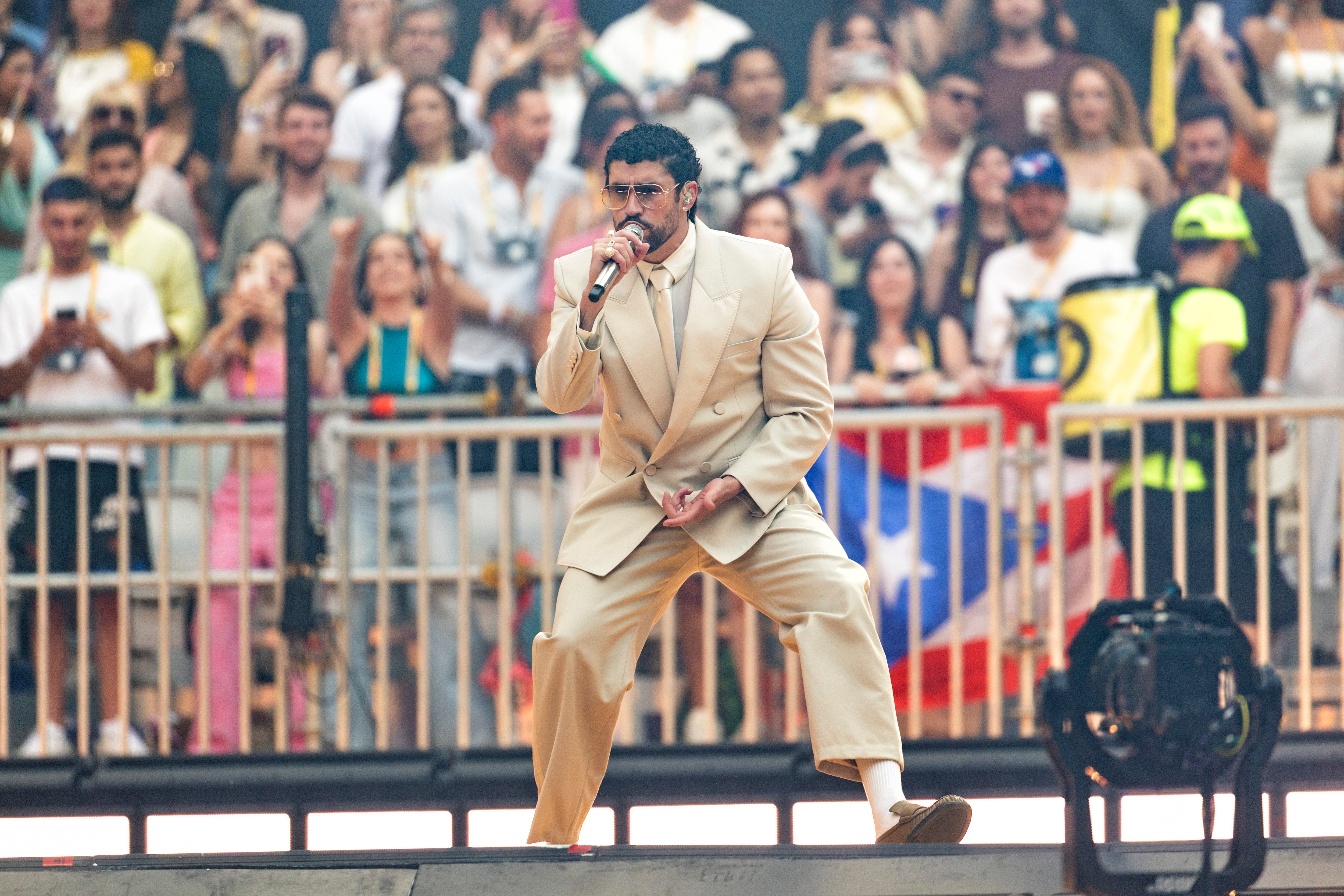 El cantante en Madrid en unos conciertos que duraron dos horas y 50 minutos y donde interpretó unas 34 canciones. 