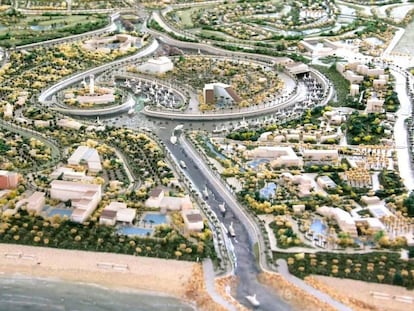 Imagen promocional del proyecto Playa Espíritu en Sinaloa, México.