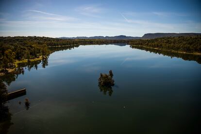 Embalse de Valdecaballeros, en Badajoz, este abril.