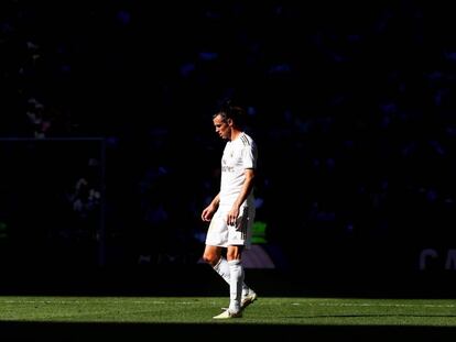 Gareth Bale, en el partido ante el Granada en el Santiago Bernabéu.