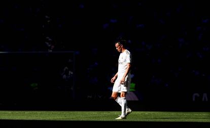 Gareth Bale, en el partido ante el Granada en el Santiago Bernabéu.