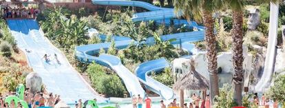 Imagen de la web del parque acuático de Villafranca de Córdoba.