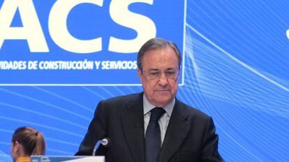 Florentino P&eacute;rez, presidente de ACS