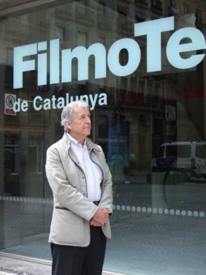 Constantin Costa-Gavras en la Filmoteca de Catalu&ntilde;a. 