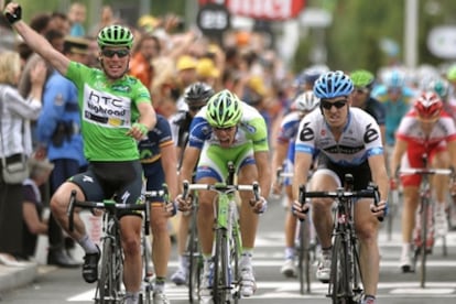 Final del la 15ª Etapa del Tour de Francia, donde Mark Cavendih se impuso en el <i>srint</i> final