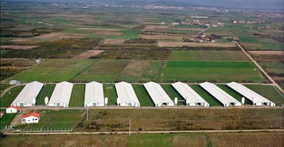 Instalaciones de Coren en la provincia de Ourense. 