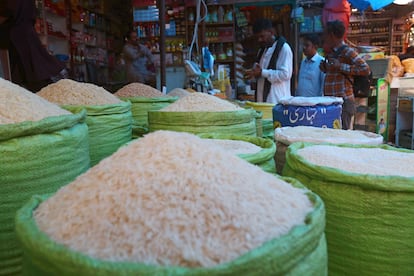 Un mercado en Karachi, Pakistán este 25 de septiembre.