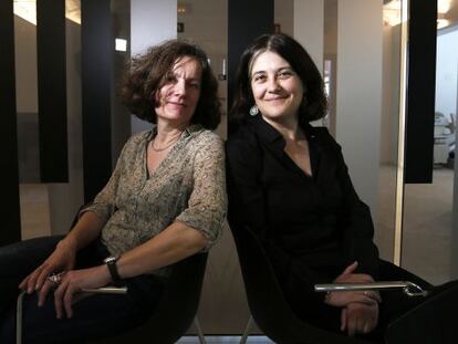 Rosa Ribas y Sabine Hofmann.