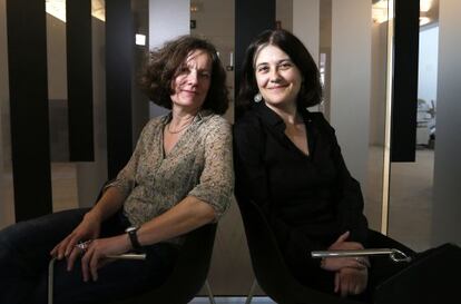 Rosa Ribas y Sabine Hofmann.