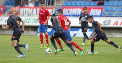 Julio Álvarez, en el Numancia-Deportivo