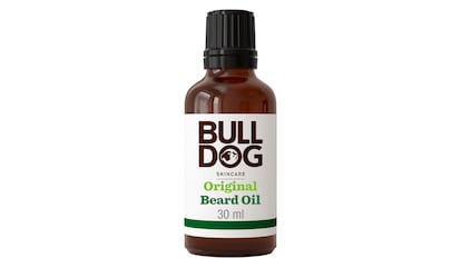 Vista del aceite natural para la barba Bulldog.