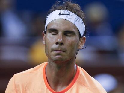 Nadal, durante masters de Shangh&aacute;i.