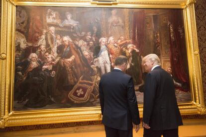 El presidente Donald J. Trump y el presidente Andrzej Duda, el 6 de julio de 2017.