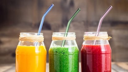 Las pajitas de cristal no alteran el sabor de las bebidas.