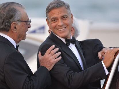 George Clooney, a caminho de seu casamento.