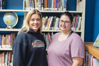 Bookstore owners Sherelle and Kareena.