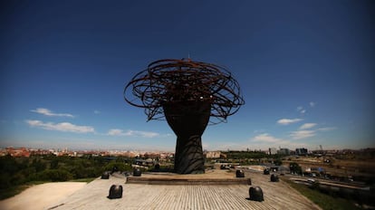 El parque Lineal del Manzanares de Madrid. 