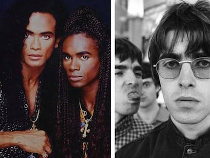 Rihanna, Milli Vanilli y Oasis, timadores del pop.