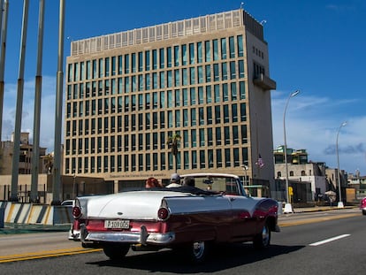 The U.S. embassy in Havana, Cuba.