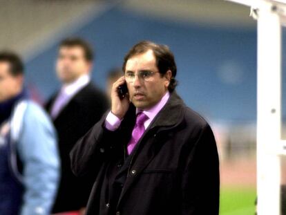 Josep Manel Casanova, durante su etapa en el banquillo del Espanyol.