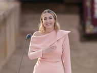 La presidenta de la Junta de Extremadura, María Guardiola, toma posesión de su cargo, en el Anfiteatro Romano, a 24 de abril de 2026, en Mérida, Extremadura (España). Guardiola toma posesión como presidenta de la Junta tras haber sido investida este pasado miércoles 22 de abril en la Asamblea de Extremadura con los votos a favor del PP y Vox.
24 ABRIL 2026;POSESIÓN DE CARGO;TOMA DE CARGO;PRESIDENTA;GUARDIOLA;JUNTA EXTREMEÑA;
Javier Cintas / Europa Press
24/04/2026