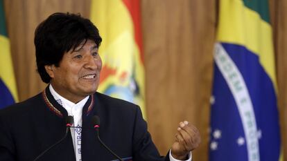 Evo Morales no dia 2 de fevereiro.