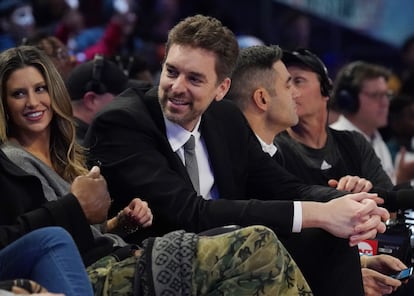 Pau Gasol, en el All Star de la NBA, en febrero, en Chicago.