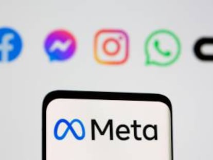 Logos de Meta y de sus marcas. 