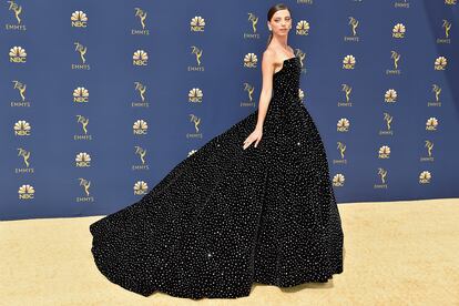 Angela Sarafyan, de Christian Siriano.