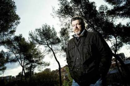 Juan López de Uralde, director de Greenpeace, ayer en Madrid, después de 21 días preso en Copenhague.