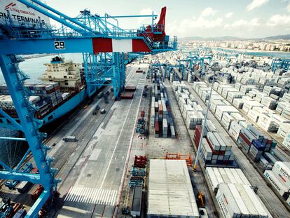 Terminal APM del Puerto Bahía de Algeciras, en una imagen de archivo.