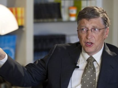 Bill Gates durante uma recente entrevista concedida ao EL PAÍS.