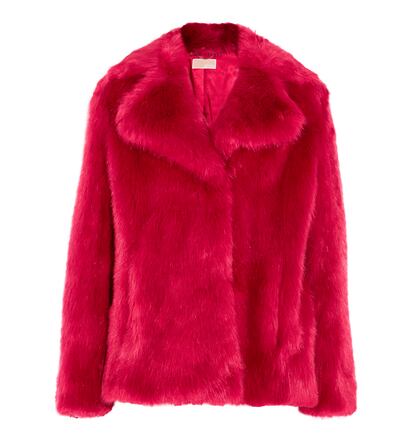 Chaquetón en rosa fuerte de Michael Kors (450 euros)