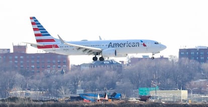 Un Boeing 737 MAX operado por American Airlines.