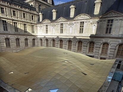 Cubierta del nuevo recinto del Louvre.