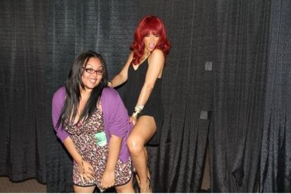 Un &#039;meet and greet&#039; de Rihanna no se parece a nada en nada