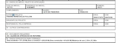 Funcionário de empresa de coronel assina reforma na casa de Temer em 1999