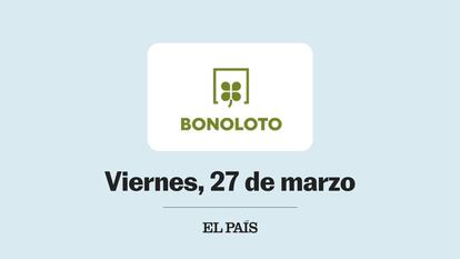 Sorteo de la Bonoloto viernes 27 marzo 2026