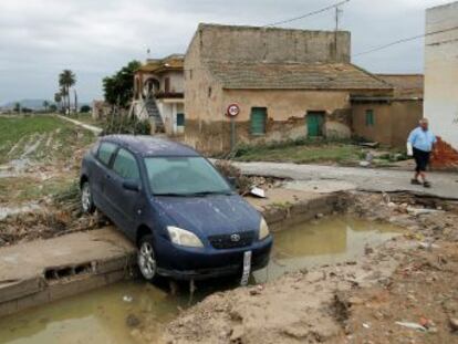 Pedro Sánchez ha visitado las zonas afectadas por las inundaciones en Alicante y Murcia