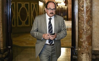 Xavier Crespo, al Parlament.