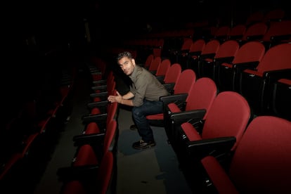 Adrián Vázquez, director de la compañía de teatro "Los Tristes Tigres", el 17 de abril. 