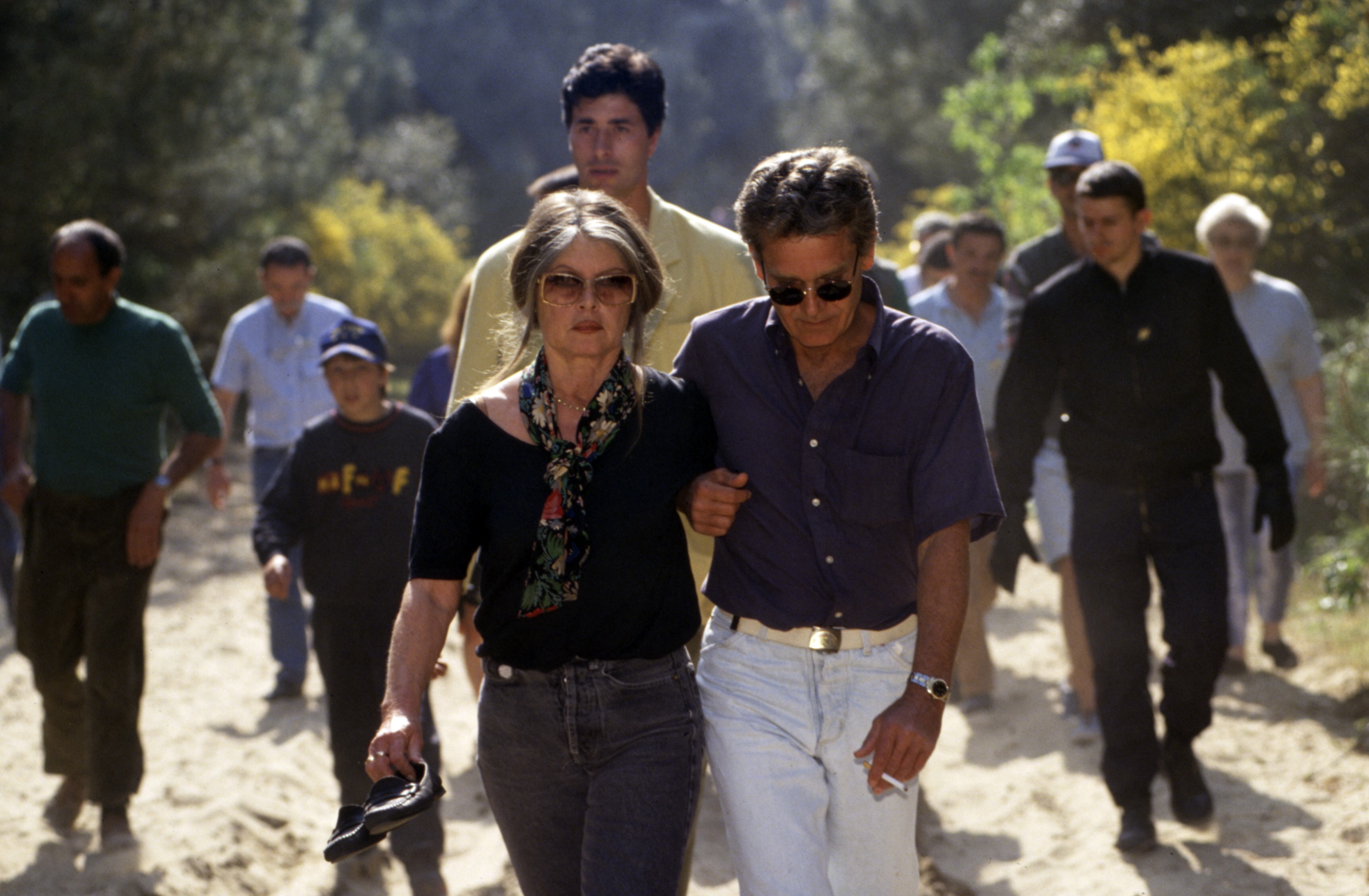 La actriz Brigitte Bardot y su marido, Bernard d'Ormale, en mayo de 1994.