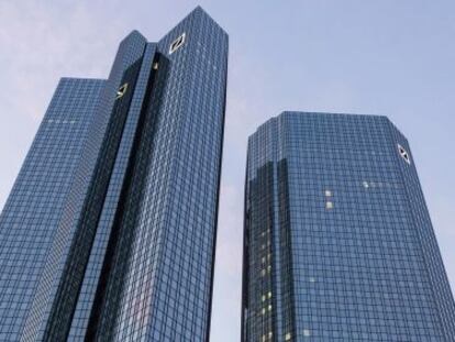 Sede de Deutsche Bank en Fráncfort (Alemania).