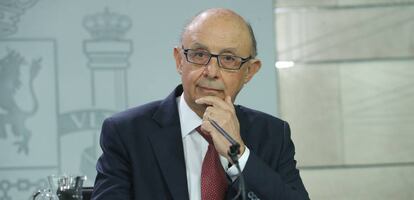 Crist&oacute;bal Montoro, ministro de Hacienda y Administraciones P&uacute;blicas