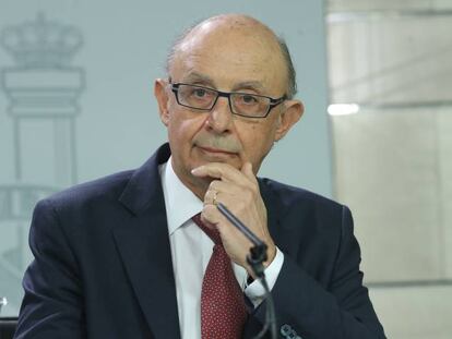 Crist&oacute;bal Montoro, ministro de Hacienda y Administraciones P&uacute;blicas