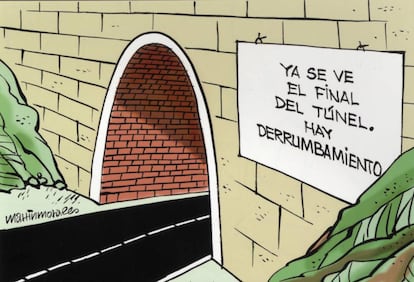 Una viñeta de Martínmorales que alude a la crisis publicada en 'Abc' el 23 de febrero de 2010.