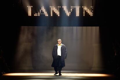 Alber Elbaz, tras un desfile de Lanvin el pasado octubre en París.