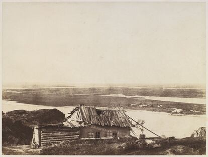 Cottage overlooking the Dnieper (Cabana com vistas para o Dniéper), Rússia, 1852